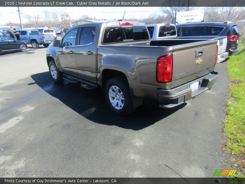 Cyber Gray Metallic / Jet Black/Dark Ash 2016 Chevrolet Colorado LT Crew Cab