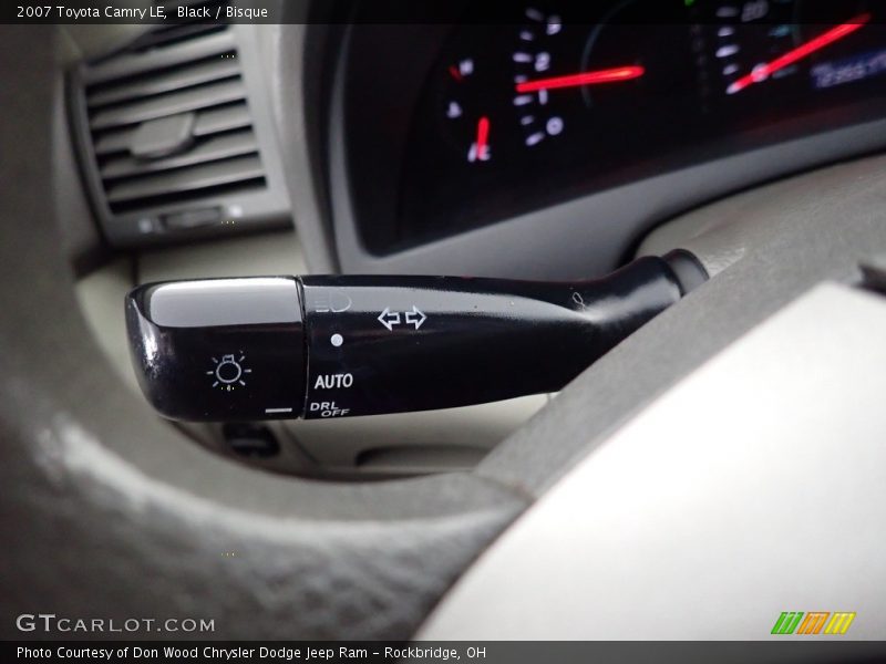 Black / Bisque 2007 Toyota Camry LE