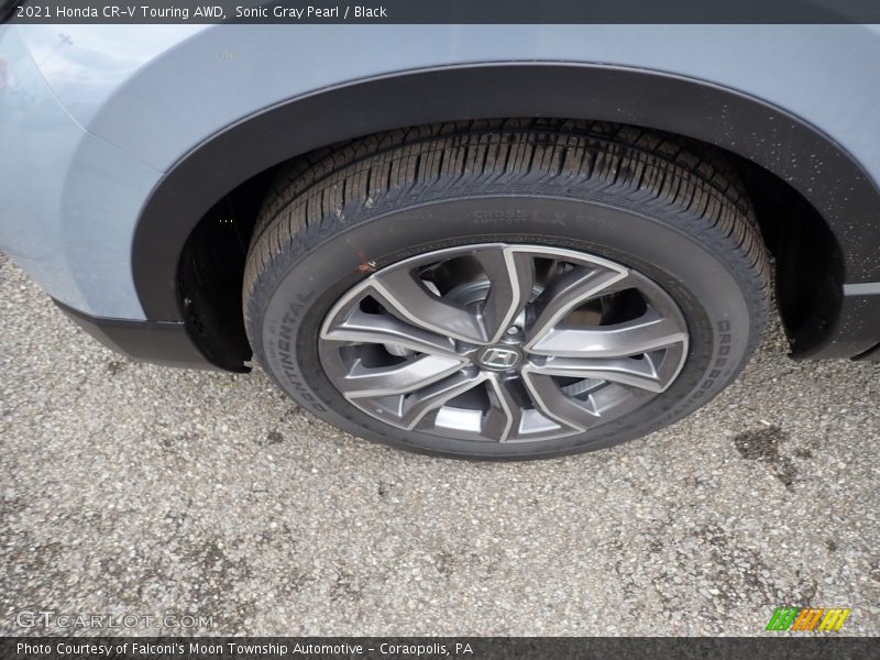 Sonic Gray Pearl / Black 2021 Honda CR-V Touring AWD