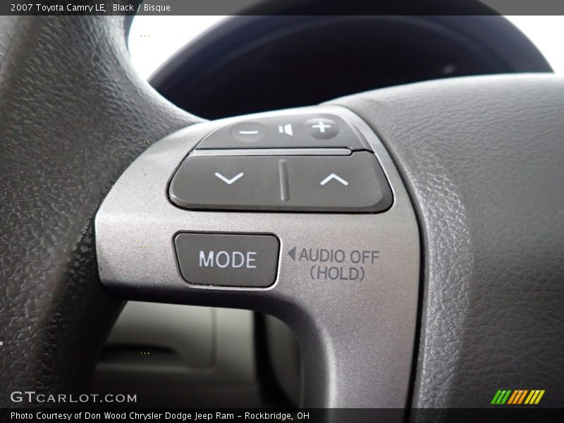 Black / Bisque 2007 Toyota Camry LE