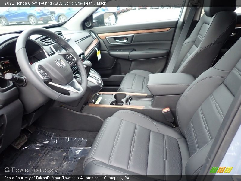 Sonic Gray Pearl / Black 2021 Honda CR-V Touring AWD