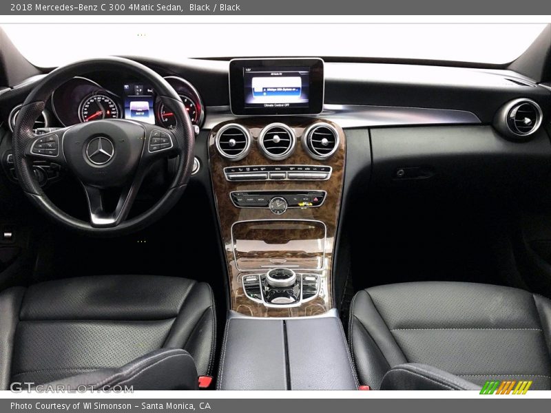 Black / Black 2018 Mercedes-Benz C 300 4Matic Sedan