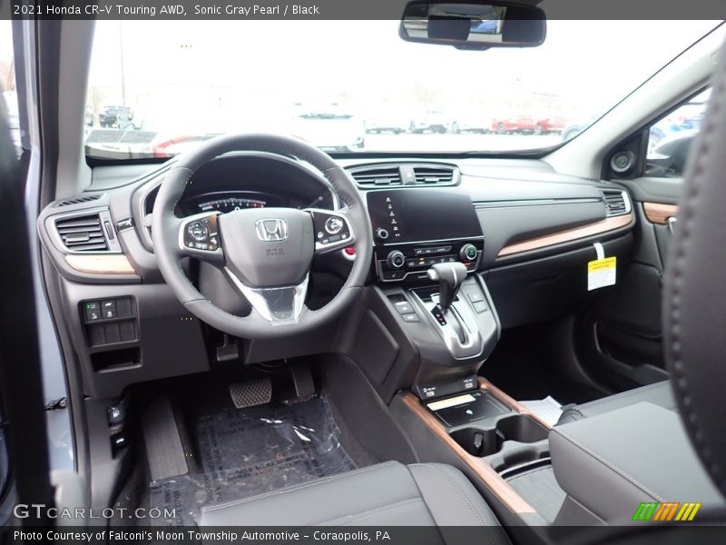 Sonic Gray Pearl / Black 2021 Honda CR-V Touring AWD