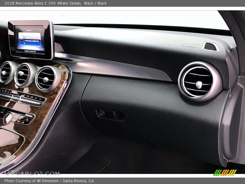 Black / Black 2018 Mercedes-Benz C 300 4Matic Sedan