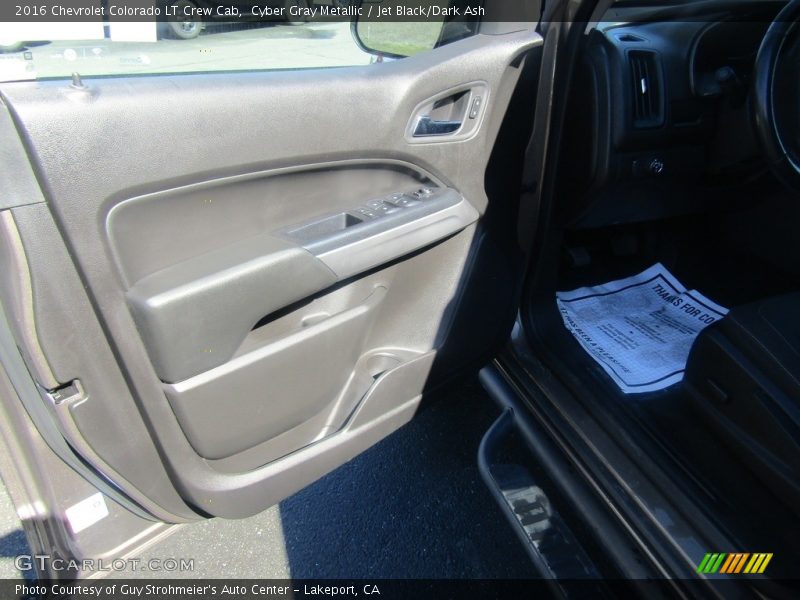 Cyber Gray Metallic / Jet Black/Dark Ash 2016 Chevrolet Colorado LT Crew Cab