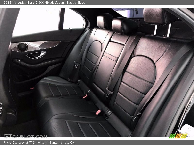 Black / Black 2018 Mercedes-Benz C 300 4Matic Sedan