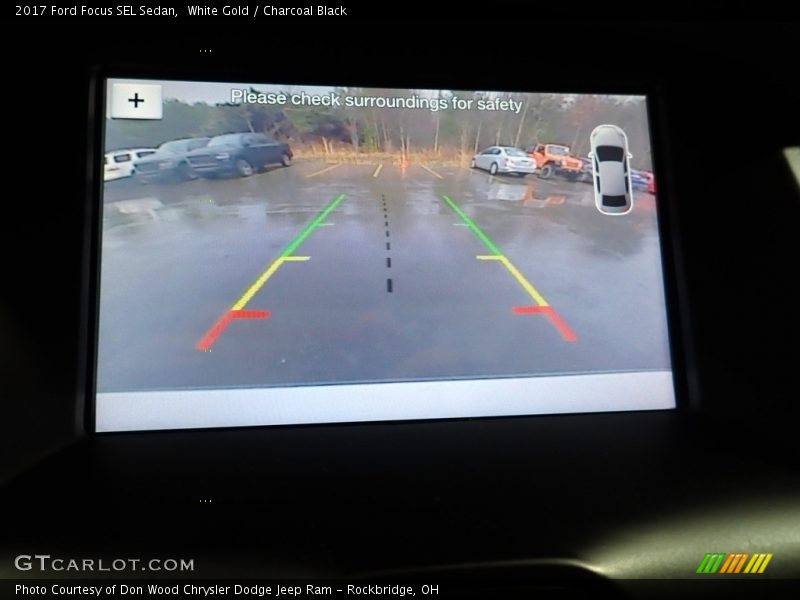 White Gold / Charcoal Black 2017 Ford Focus SEL Sedan