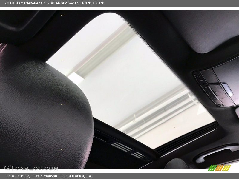 Black / Black 2018 Mercedes-Benz C 300 4Matic Sedan
