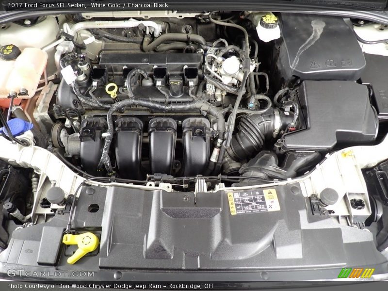 White Gold / Charcoal Black 2017 Ford Focus SEL Sedan