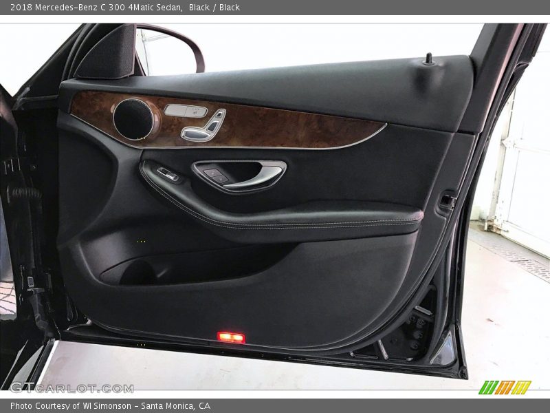 Black / Black 2018 Mercedes-Benz C 300 4Matic Sedan