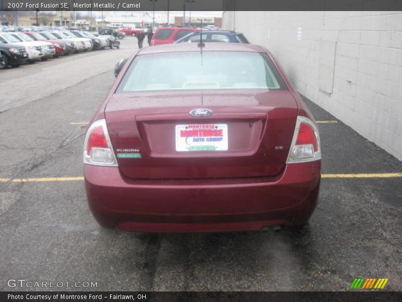 Merlot Metallic / Camel 2007 Ford Fusion SE