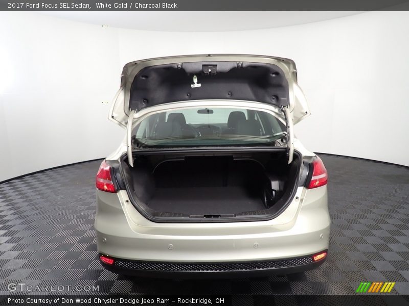 White Gold / Charcoal Black 2017 Ford Focus SEL Sedan