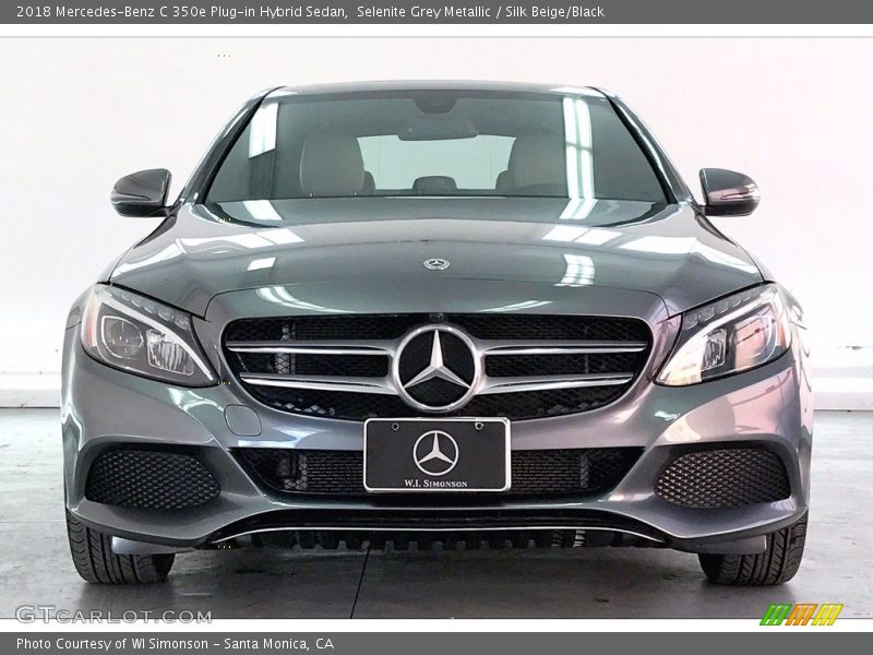 Selenite Grey Metallic / Silk Beige/Black 2018 Mercedes-Benz C 350e Plug-in Hybrid Sedan