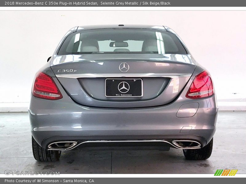 Selenite Grey Metallic / Silk Beige/Black 2018 Mercedes-Benz C 350e Plug-in Hybrid Sedan