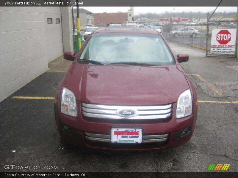 Merlot Metallic / Camel 2007 Ford Fusion SE
