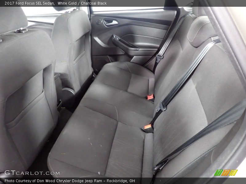 White Gold / Charcoal Black 2017 Ford Focus SEL Sedan