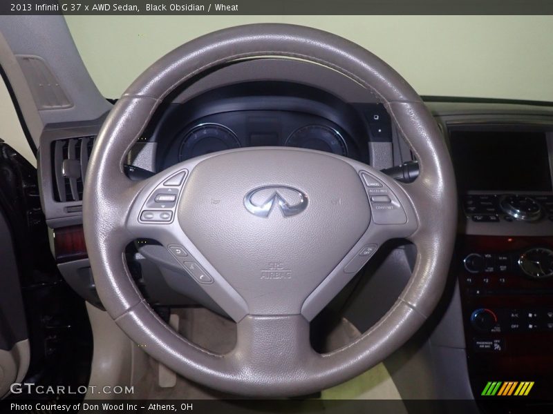 Black Obsidian / Wheat 2013 Infiniti G 37 x AWD Sedan
