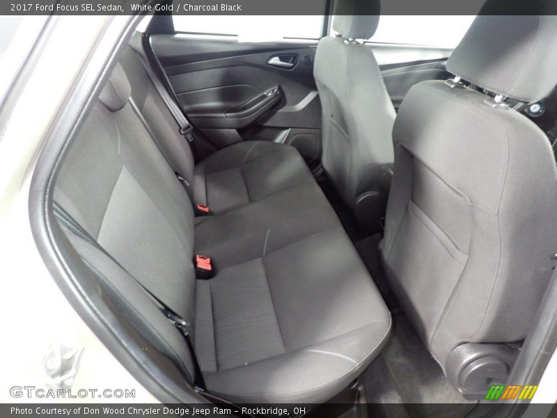 White Gold / Charcoal Black 2017 Ford Focus SEL Sedan
