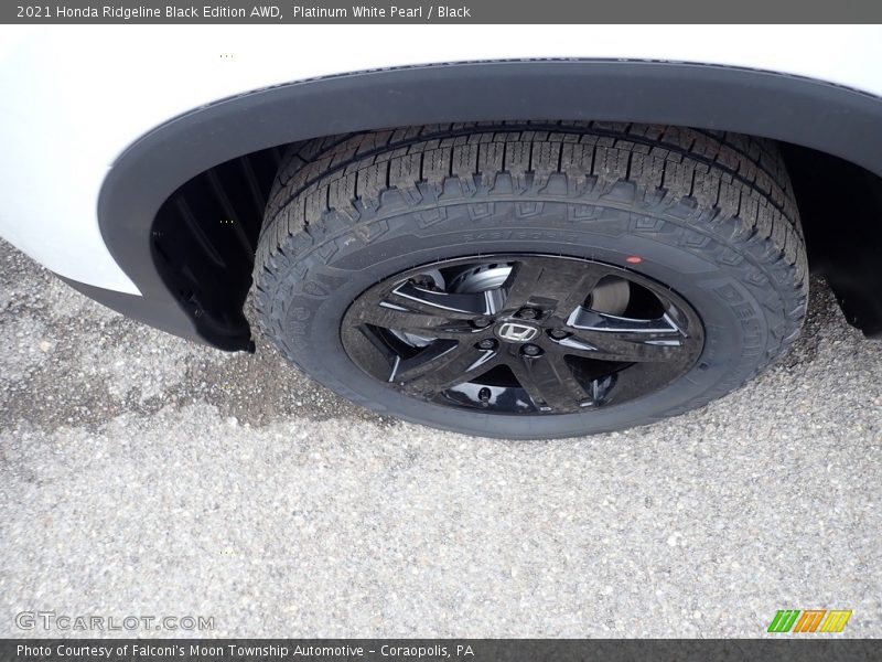 Platinum White Pearl / Black 2021 Honda Ridgeline Black Edition AWD