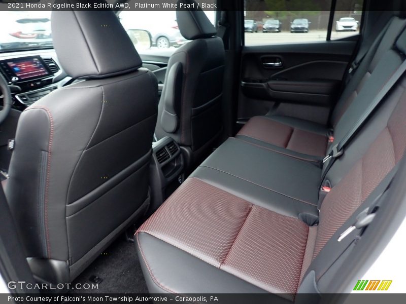 Platinum White Pearl / Black 2021 Honda Ridgeline Black Edition AWD