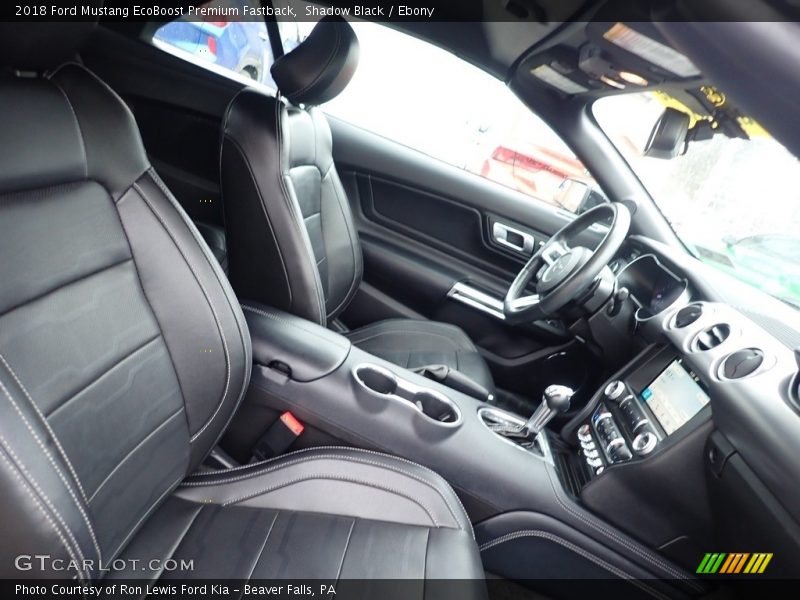 Shadow Black / Ebony 2018 Ford Mustang EcoBoost Premium Fastback