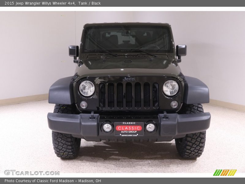 Tank / Black 2015 Jeep Wrangler Willys Wheeler 4x4