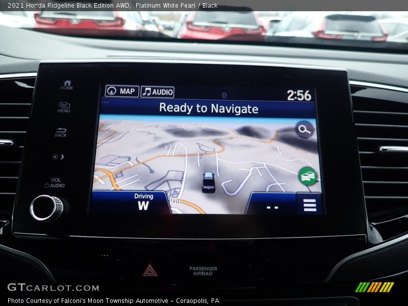 Platinum White Pearl / Black 2021 Honda Ridgeline Black Edition AWD