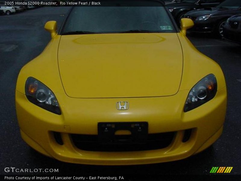 Rio Yellow Pearl / Black 2005 Honda S2000 Roadster