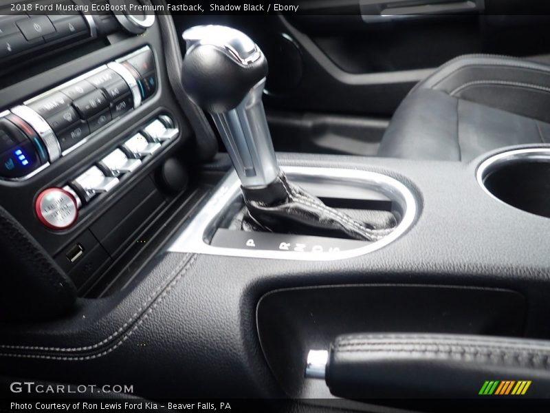 Shadow Black / Ebony 2018 Ford Mustang EcoBoost Premium Fastback