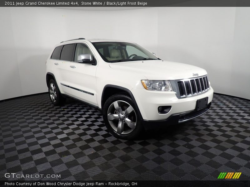 Stone White / Black/Light Frost Beige 2011 Jeep Grand Cherokee Limited 4x4