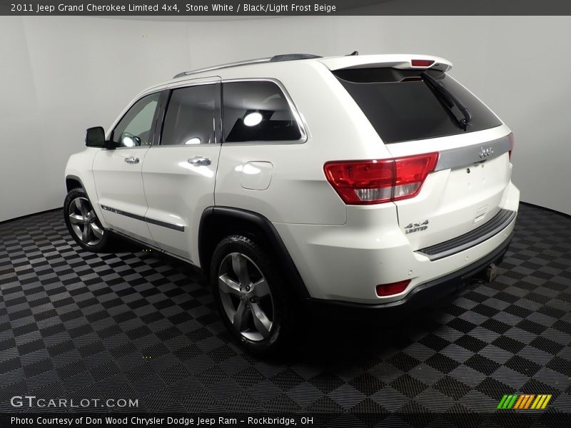 Stone White / Black/Light Frost Beige 2011 Jeep Grand Cherokee Limited 4x4