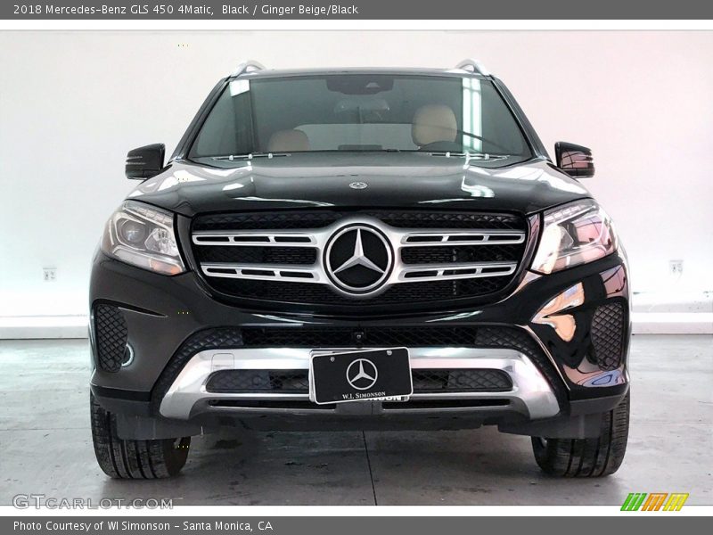 Black / Ginger Beige/Black 2018 Mercedes-Benz GLS 450 4Matic