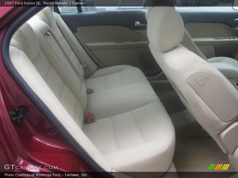 Merlot Metallic / Camel 2007 Ford Fusion SE