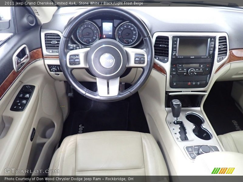 Stone White / Black/Light Frost Beige 2011 Jeep Grand Cherokee Limited 4x4