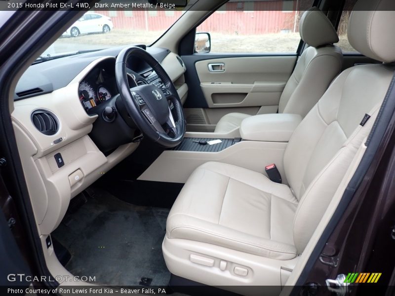  2015 Pilot EX-L 4WD Beige Interior