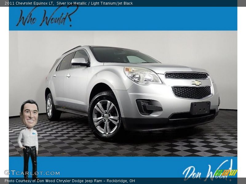 Silver Ice Metallic / Light Titanium/Jet Black 2011 Chevrolet Equinox LT