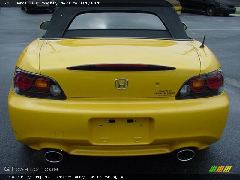 Rio Yellow Pearl / Black 2005 Honda S2000 Roadster