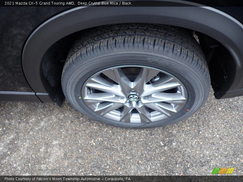 Deep Crystal Blue Mica / Black 2021 Mazda CX-5 Grand Touring AWD