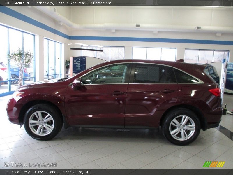 Basque Red Pearl II / Parchment 2015 Acura RDX Technology