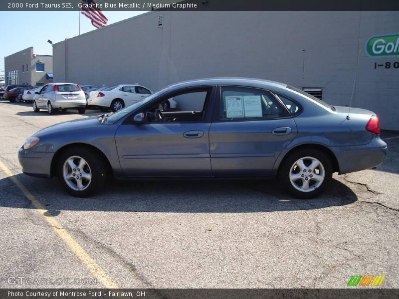Graphite Blue Metallic / Medium Graphite 2000 Ford Taurus SES