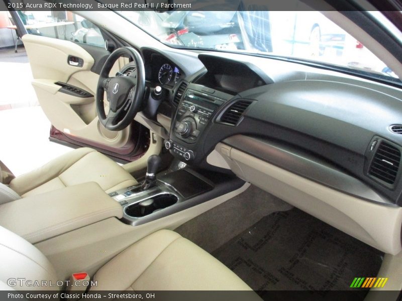 Basque Red Pearl II / Parchment 2015 Acura RDX Technology