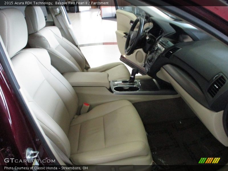 Basque Red Pearl II / Parchment 2015 Acura RDX Technology