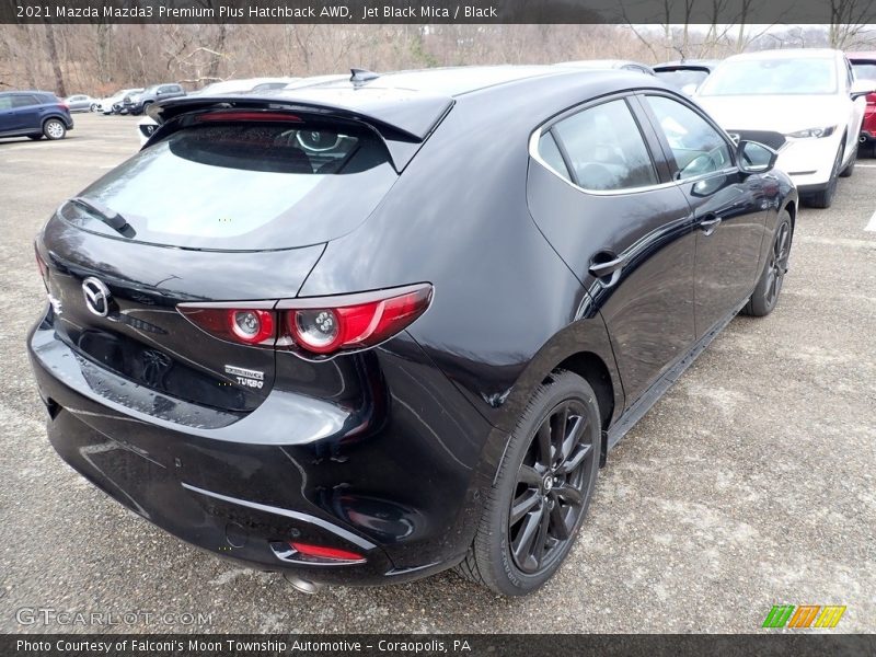 Jet Black Mica / Black 2021 Mazda Mazda3 Premium Plus Hatchback AWD