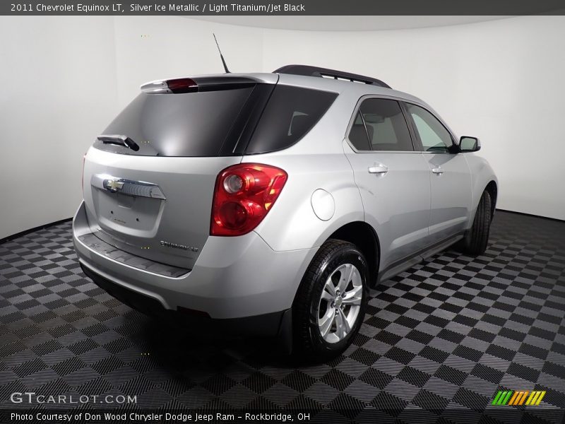 Silver Ice Metallic / Light Titanium/Jet Black 2011 Chevrolet Equinox LT