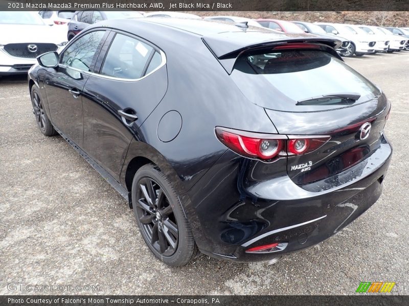 Jet Black Mica / Black 2021 Mazda Mazda3 Premium Plus Hatchback AWD