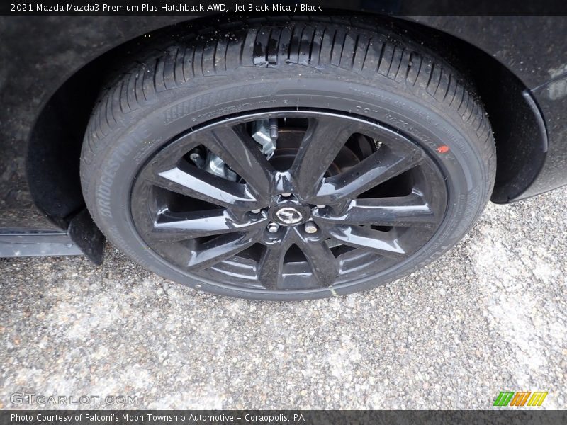 Jet Black Mica / Black 2021 Mazda Mazda3 Premium Plus Hatchback AWD