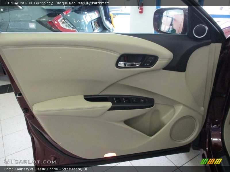 Basque Red Pearl II / Parchment 2015 Acura RDX Technology