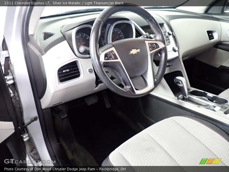 Silver Ice Metallic / Light Titanium/Jet Black 2011 Chevrolet Equinox LT