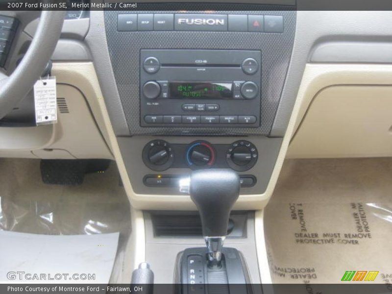 Merlot Metallic / Camel 2007 Ford Fusion SE