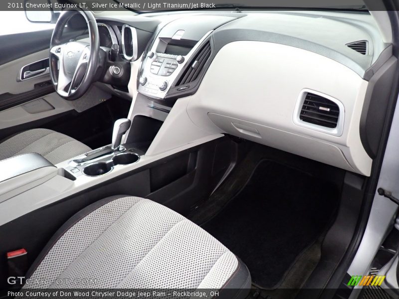 Silver Ice Metallic / Light Titanium/Jet Black 2011 Chevrolet Equinox LT